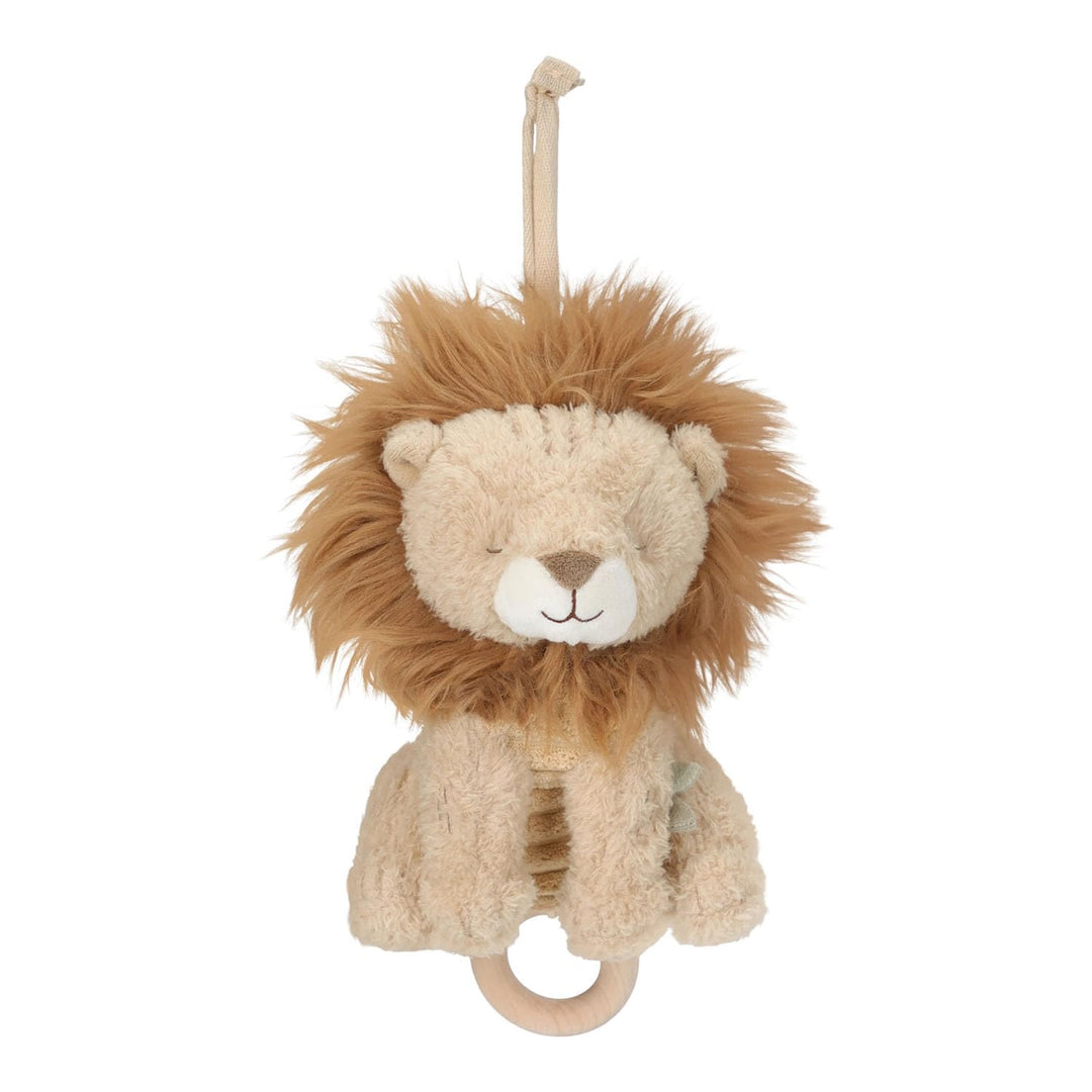 Little Dutch Spieluhr - Einschlafhilfe - Aufzieh-Spieluhr - Löwe - für Babys ab der Geburt - Safari