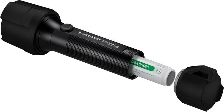 Ledlenser P5R Work Robust Taschenlampe LED, Arbeitslampe, aufladbar 14500 Lithium Akku, wasserdicht
