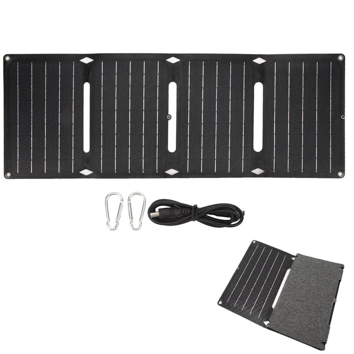 Topyond 40W Solarladegerät,Tragbares Faltbares Solarpanel,5V 18V Solar Panel,IPX6 Wasserdicht USB Sc