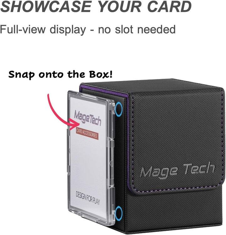 Mage Tech Adventurer [Hero] Modulare Deckbox - passt für 99 doppelt gesleevte Karten - Avatar-Halter