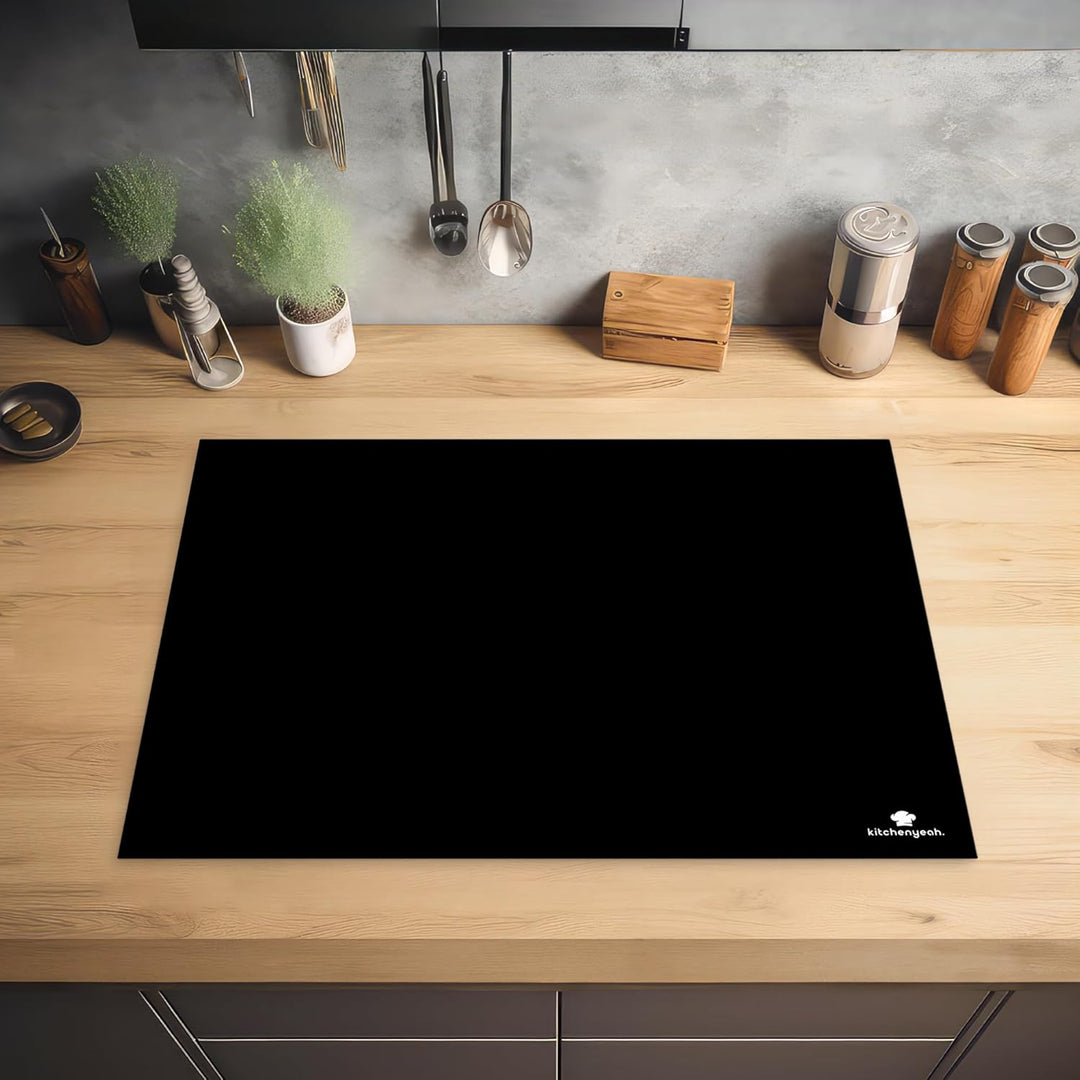 KitchenYeah© Herdabdeckplatte Einteilig Induktionsmatte Küche Abdeckung Ceranfeld Herd Abdeckplatte