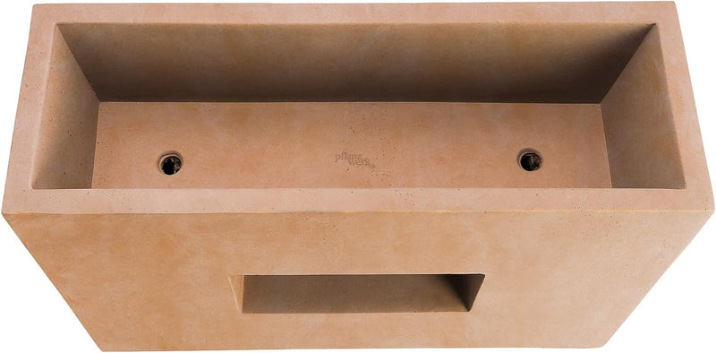 Pflanzwerk® Pflanzkübel Vista Terrakotta 92x45x27cm *Frostbeständiger Blumenkübel* *UV-Schutz* *Qual