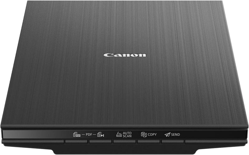 Canon Lide 400 Scanner (A4-Flachbett, CIS Sensor, 4,800 x 4,800 dpi, USB-Stromversorgung, 5 Scan-But