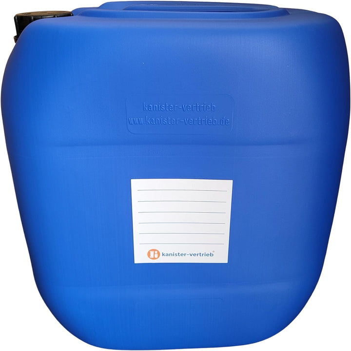kanister-vertrieb® 4 Stück 30 L Kanister Wasserkanister Kunststoffkanister blau DIN61 + 1 Auslaufhah