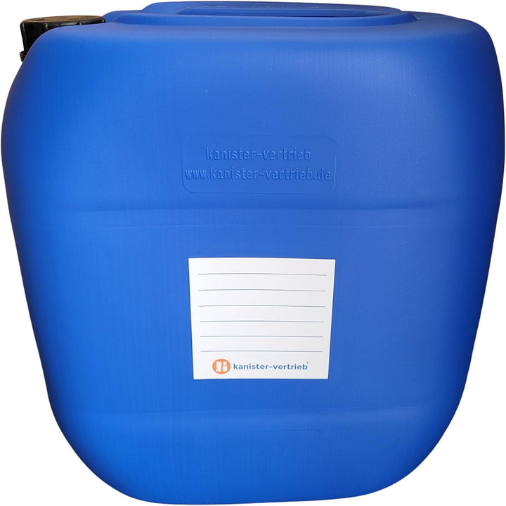 kanister-vertrieb® 3 Stück 30 L Kanister Wasserkanister Kunststoffkanister blau DIN61 + Etiketten