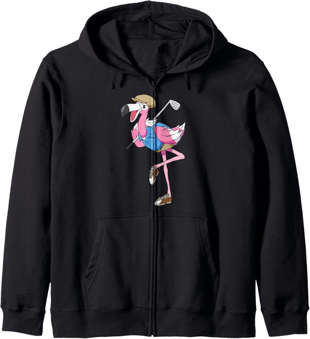 Flamingo Golfurlaub Lustiger Golfclub Beste Freunde Kapuzenjacke