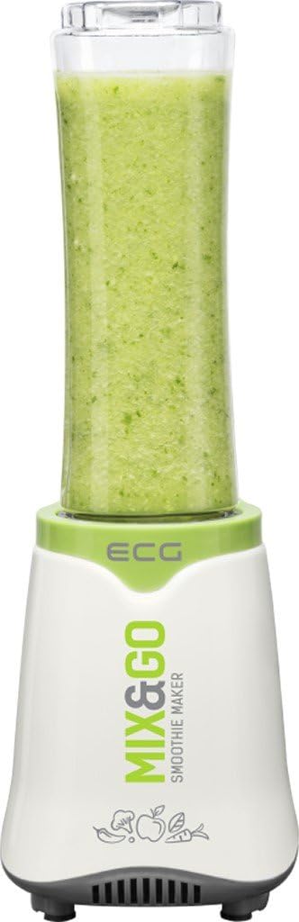 ECG SM 3510 Mix&Go Smoothie mixer, 350, Kunststoff, Weiss-Grün