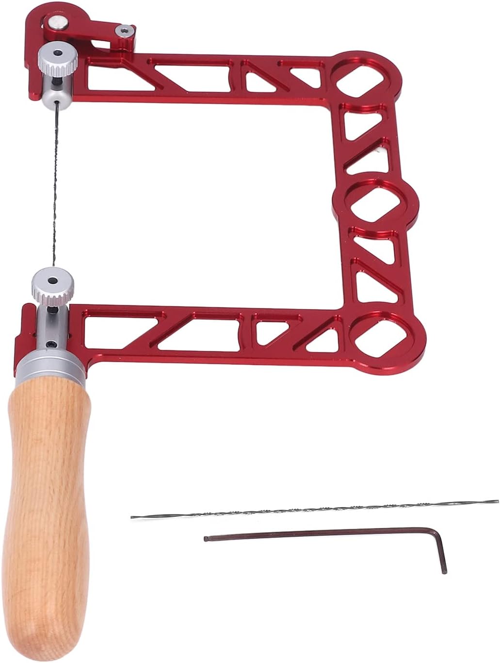 Laubsäge, Laubsäge für Holzarbeiter, U-Form, Holzgriff, Laubsäge für Holzbearbeitung, Schmuckherstel