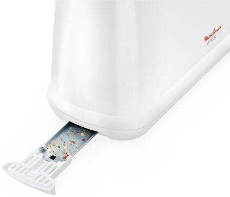 Moulinex Principio LS160111 Toaster mit langem Schlitz, 25 cm, Krümelauffangschale mit 7 Röststufen,