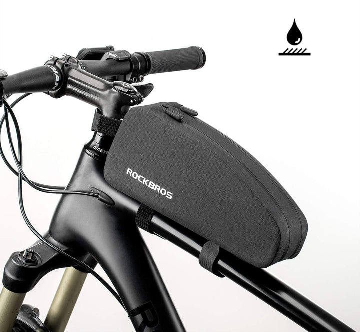 ROCKBROS wasserdichte Rahmentasche für Fahrrad, Lenkertasche Fahrradtasche MTB Oberrohrtasche 1L /1.