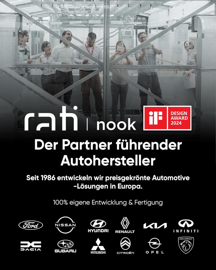 rati Nook 2x Kofferraum Organizer Klett & Antirutschpads [100% Recycelt] Gepäckfixierung Kofferraum
