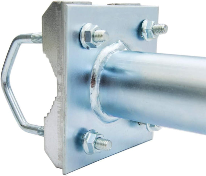 Mastausleger Stahl 25 cm Geländerhalter Sat Antenne Ausleger Länge 25 cm, Länge 25 cm