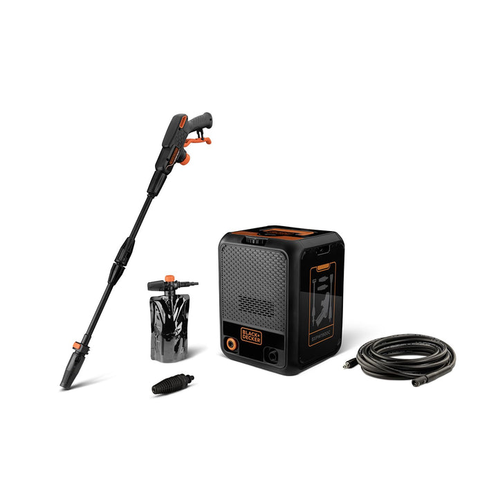 Black+Decker Hochdruckreiniger BXPW1900C, Kompakt, Hochdruck, für Auto und Aussenbereiche, max. Druc