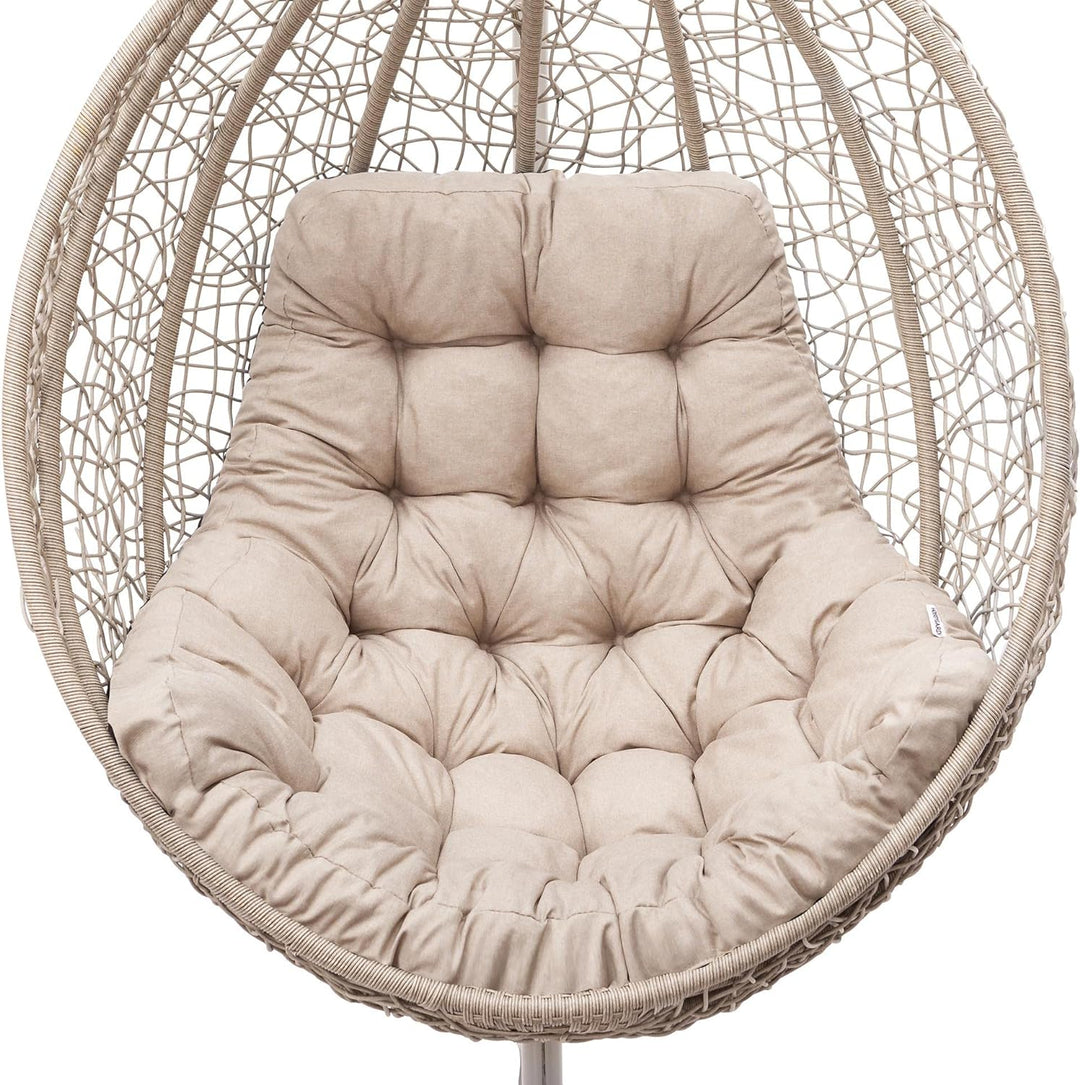 Hängesessel Kissen, Auflage für Polyrattan/Rattan Hängeschaukel, Polster, Hängekorb, Schaukel Korb,