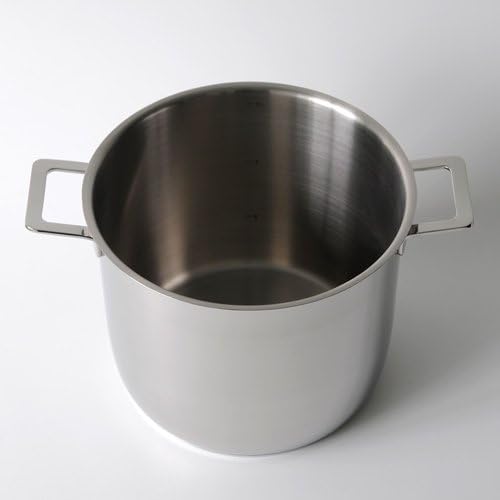 Alessi "POTS & PANS" Topf aus Edelstahl, Silber 24 cm, 24 cm
