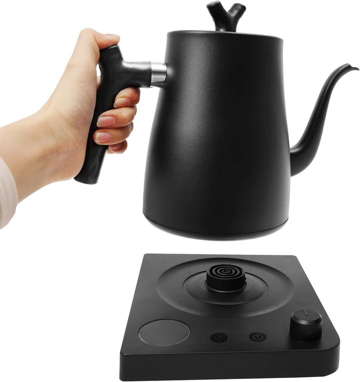 Elektrischer Wasserkocher, Moderner 1L Tisch Teekessel mit 1000W Leistung, Automatische Sicherheitsa