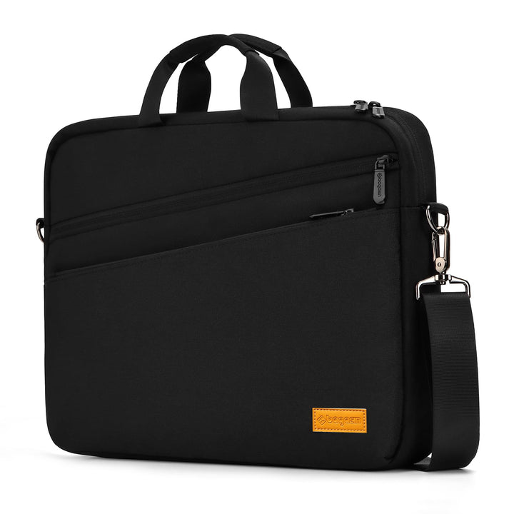 bagasin Laptoptasche Laptop Aktentasche Passt bis zu 15 15,6 16 Zoll Laptop Erweiterbare Wasserdicht