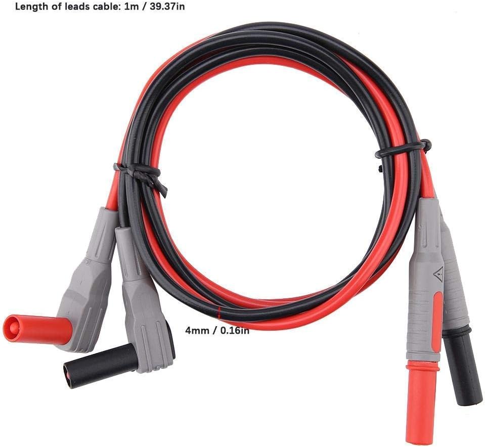 Messleitungen Multimeter Kabel Prüfkabel Set Elektronisches digitales Messleitungs-Kit für 1M mit Kr