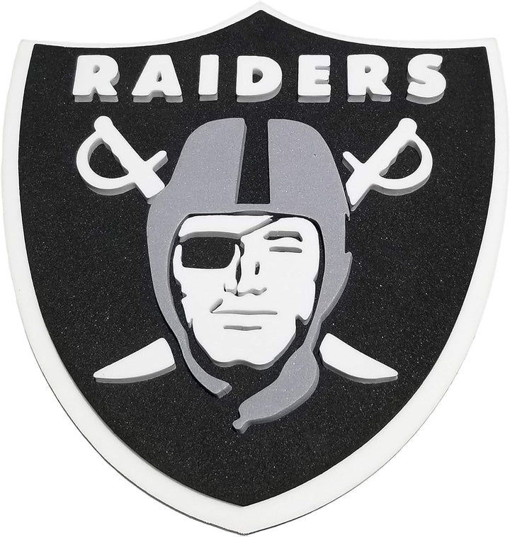 FanFave NFL Fanchain XXL Kette mit 3D Foam Anhänger Schwarz Einheitsgrösse, Schwarz Einheitsgrösse