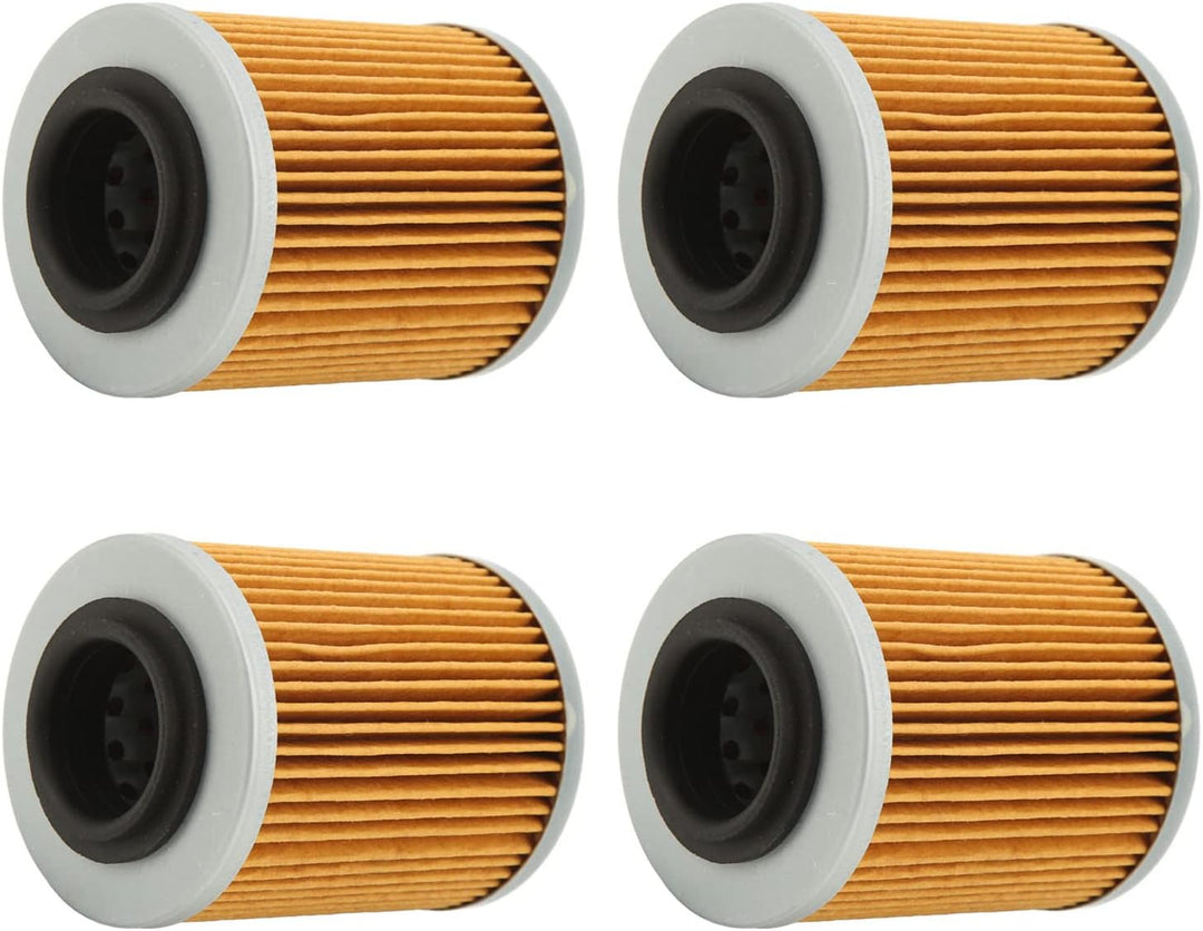 4 Stück Ölfilter, 420256188 KN152 HF152 Motorölfilter Ersatz High Performance für CAN AM 330 400 450