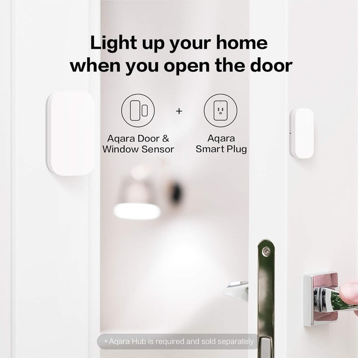 Aqara Tür- und Fenstersensor 3er Pack, Erfordert Aqara Hub, Zigbee-Verbindung, Drahtloser Detektor f