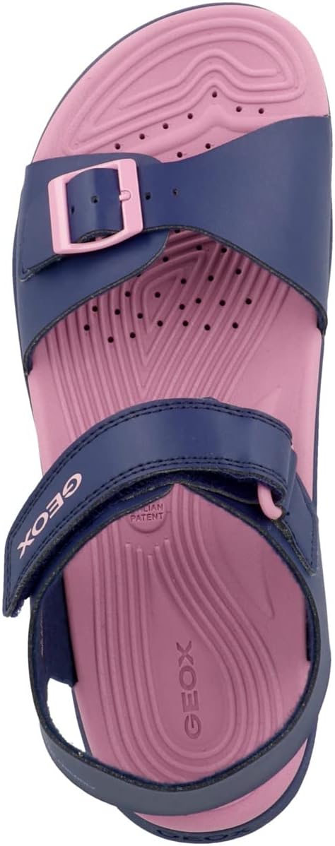 Geox Mädchen J Fommiex Gir Sandal 26 EU Navy Dk Pink, 26 EU Navy Dk Pink