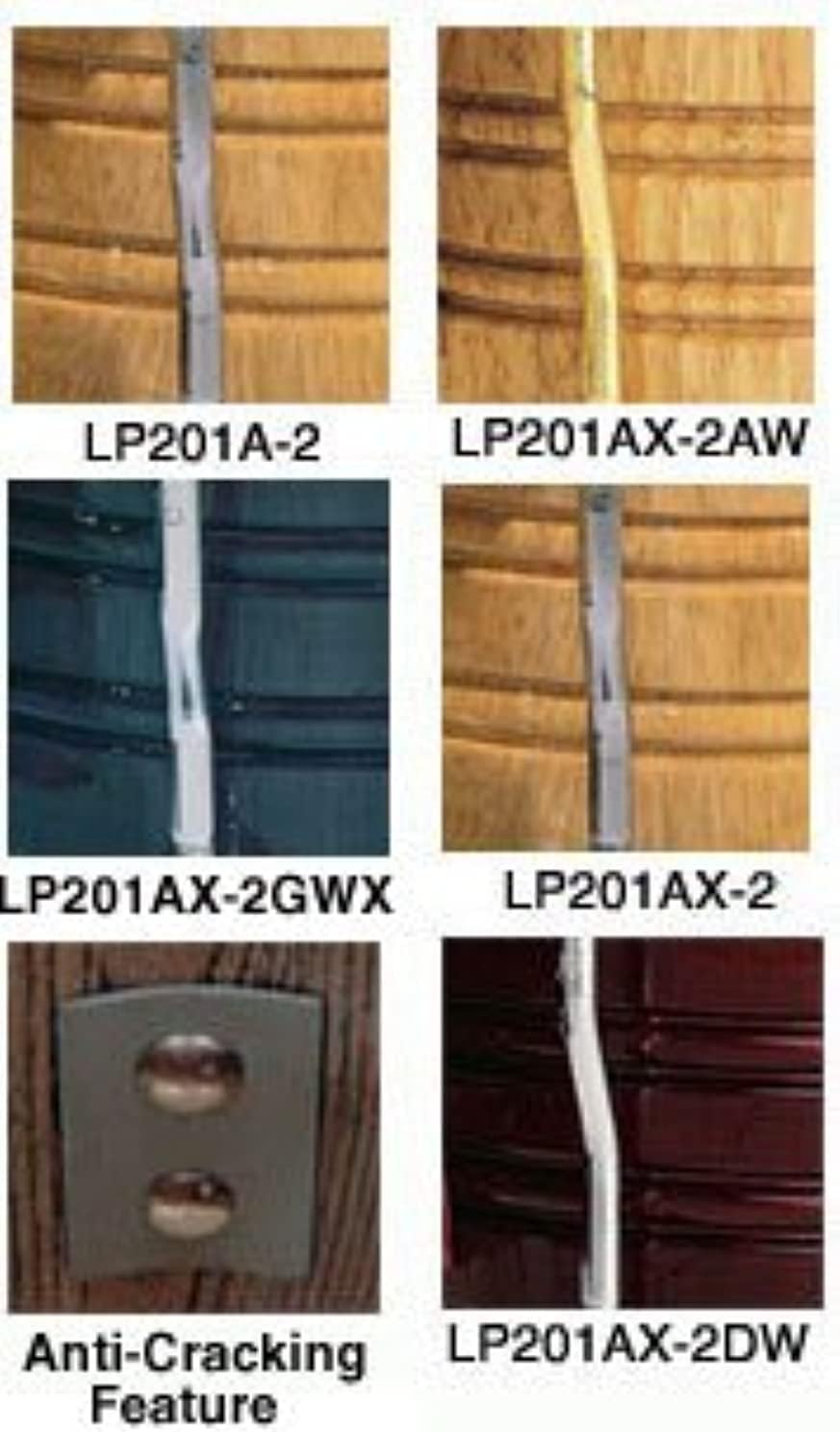 LP Latin Percussion LP813606 Generation II Wood Bongo Dark Wood Chrome Hardware Comfort Curve II Dar