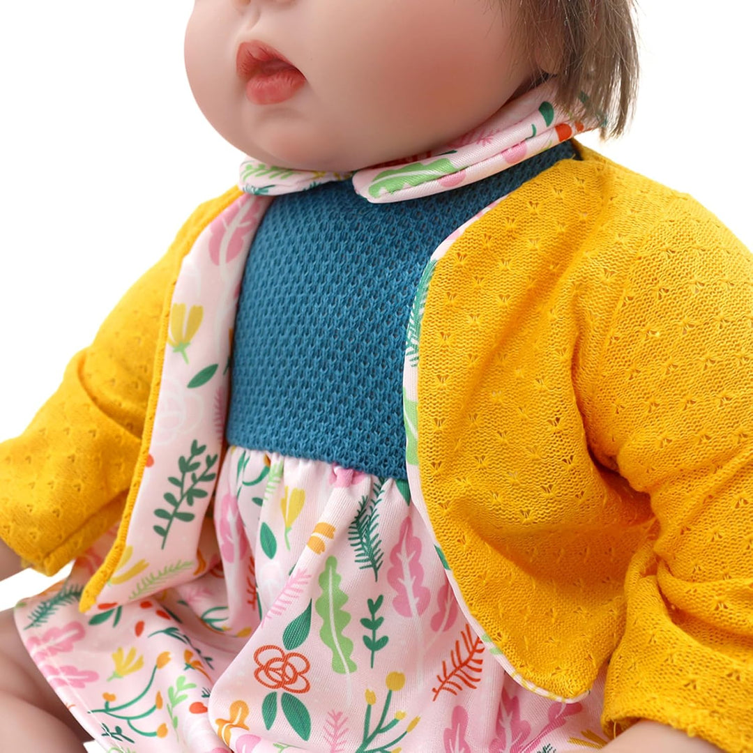 Puppenkleidung für 50-55 cm Baby Puppen mit Mantel Kleid, 3-Packungen