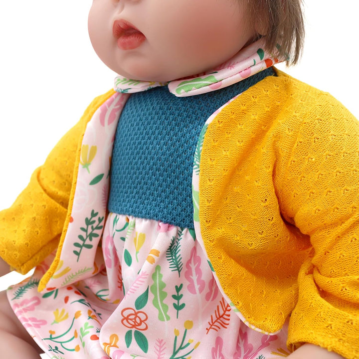 Puppenkleidung für 50-55 cm Baby Puppen mit Mantel Kleid, 3-Packungen