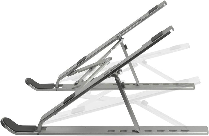 LogiLink AA0134 - Notebook Ständer zusammenklappbar, geeignet für 10–16"" Notebooks und Tablets, Sil