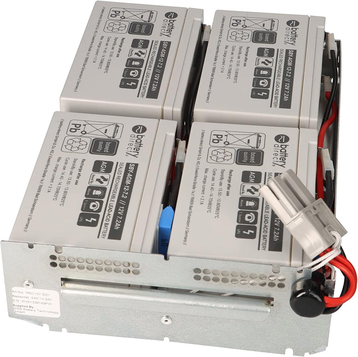 Akku kompatibel RBC157 APC Smart UPS 1000 1500 USV UPV Notstromversorgung