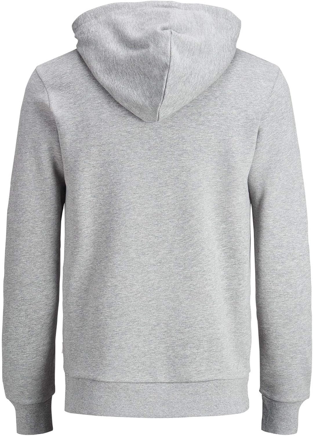 JACK & JONES Male Kapuzenpullover Logo Kapuzenpullover L Grau (Light Grey Melange Detail: Reg Fit-me