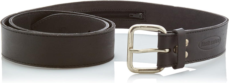 Basic Nature Unisex – Erwachsene Classic Geldgürtel 10 cm Schwarz, 10 cm Schwarz