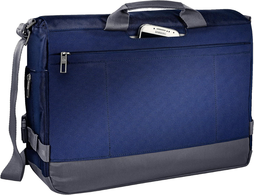 Leitz Komplette Messenger Smart Traveller Tasche für 15,6 Laptop – Titan Blau 15,6 Zoll Umhängetasch