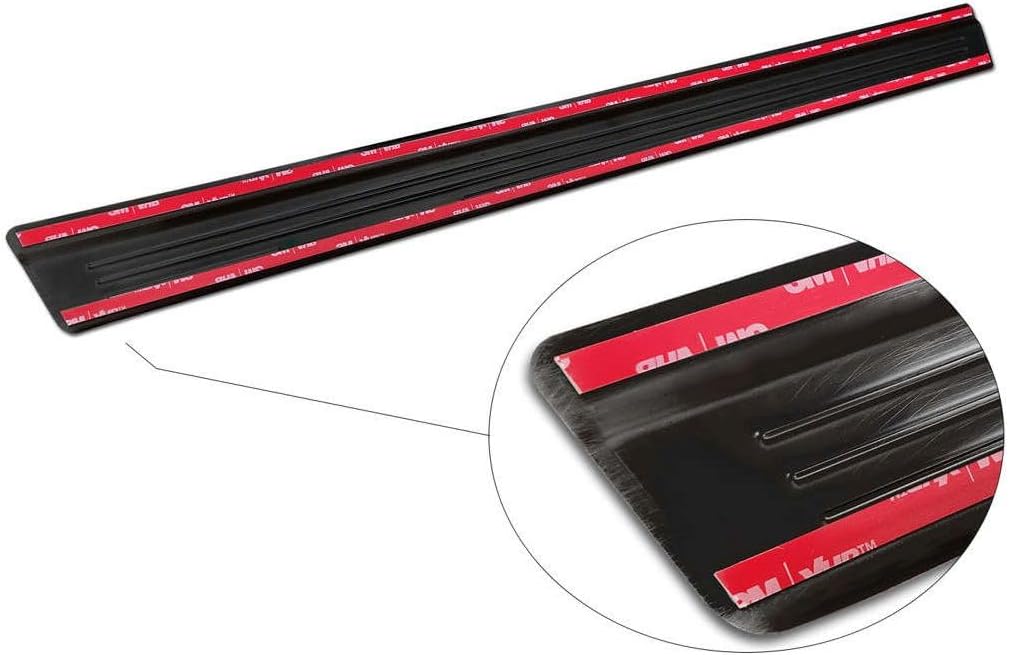 Avisa Black Stainless Steel Door sill Protectors Compatible with Nissan Qashqai III 2021- - 'Special