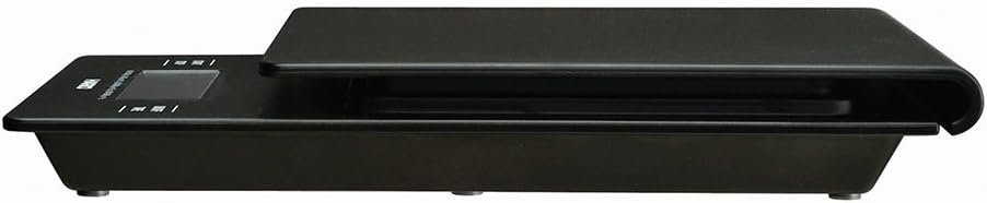 Hario VSTN-2000B Küchenwaage, schwarz & V60 Wasserkocher, Edelstahl, Silber 1 schwarz Bundle mit Was