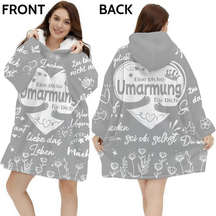 Geschenke für Beste Freundin, Umarmung Decke mit ärmeln Geschenke für Freundin Frauen Schwester Koll