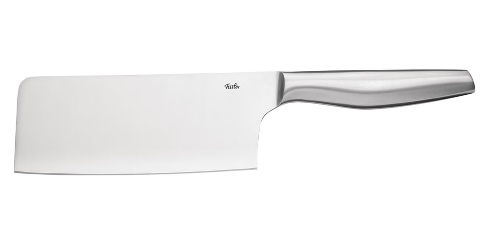 Fissler Essential/Edelstahl Küchen-Hackbeil (16,5 cm) Chinesisches-Kochmesser, rostfrei, Spülmaschin