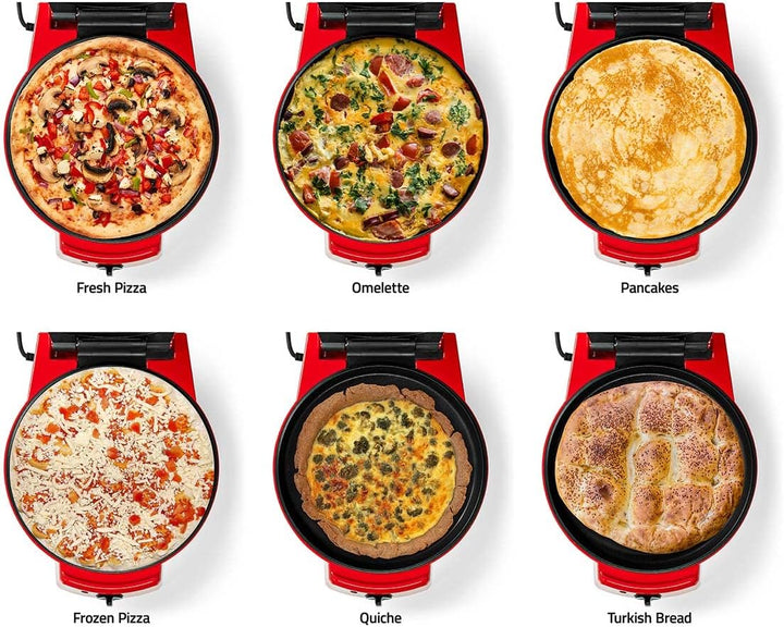 Nedis FCPM100FRD Pizzamaker, Aluminium