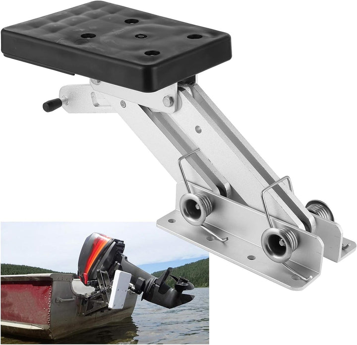 Aussenborder-Motorhalterung, Ersatz-Aluminium-Motorhalterung für Boote für 2-Takt 7,5-20 PS Kicker-H