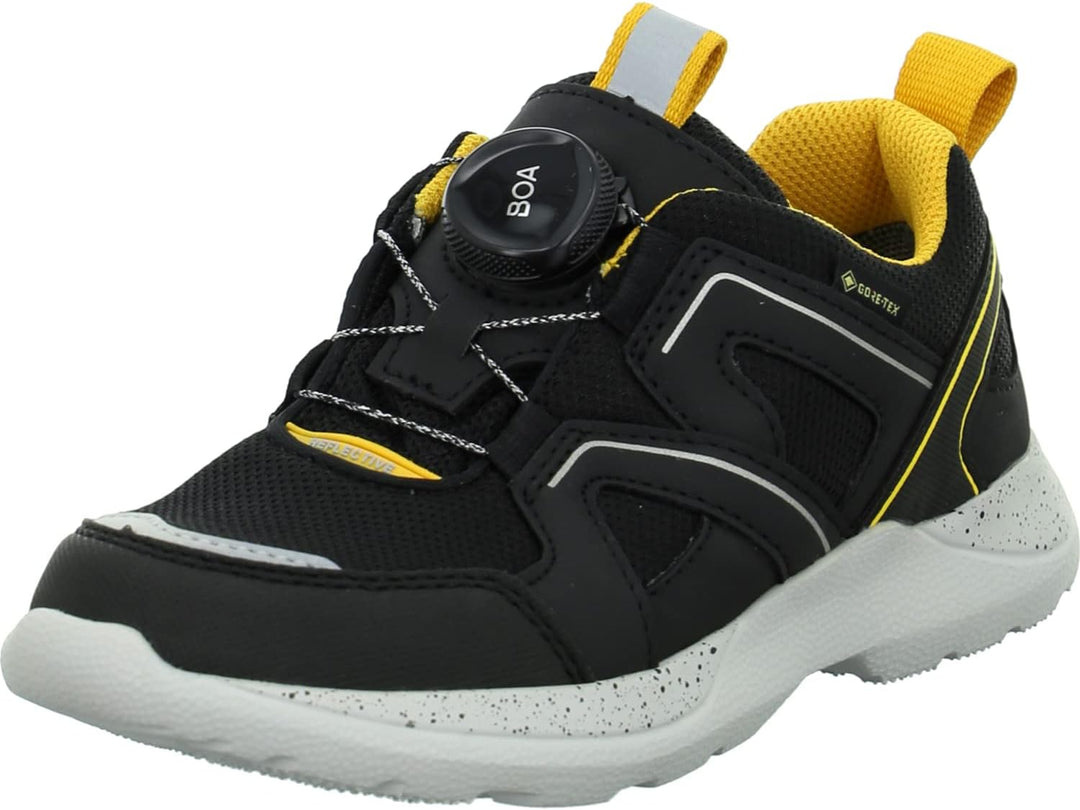 Superfit Jungen Rush Gore-tex Lauflernschuhe 28 EU Schwarz Gelb 0000, 28 EU Schwarz Gelb 0000