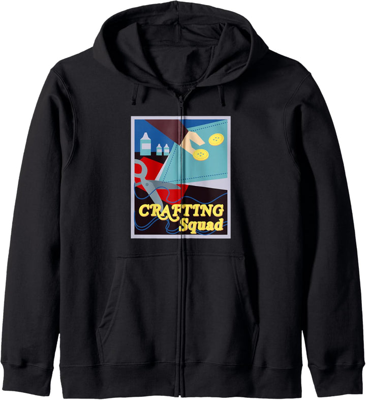 Crafting Squad Team Crafting Hobby Crafter Kapuzenjacke