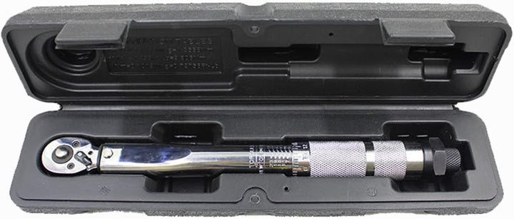 NRGDILY Drehmomentschlüssel 1/4" Fahrrad & Motorrad 5-25Nm, Drehmomentschlüssel mit Doppelskala, ±4%