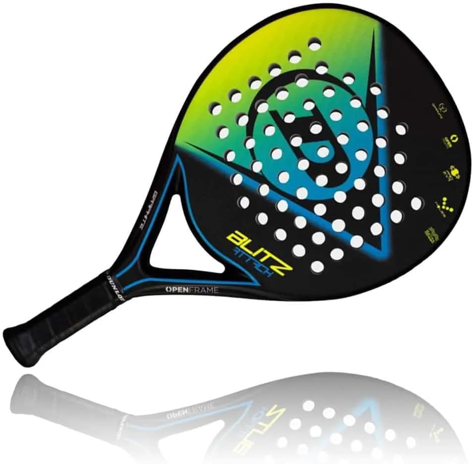 Dunlop, Blitz Attack, Padel-Schläger, Mehrfarbig, U, Unisex-Erwachsener