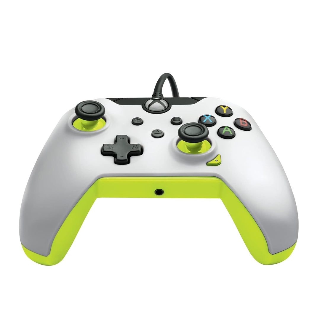 PDP verkabelt Controller Electric weiss für Xbox Series X|S, Gamepad, verkabelt Video Game Controlle