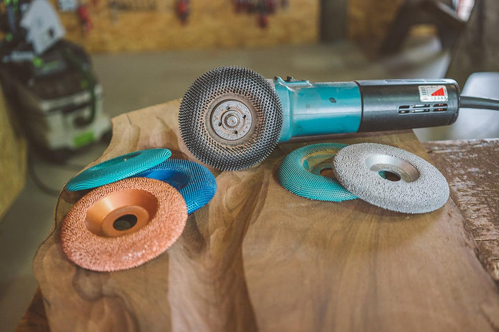 Kutzall Extreme Shaping Disc - Grob, 4-1/2 "(114,3 Mm) Durchmesser X 7/8" (22,2 Mm) Bohrung - Holzbe