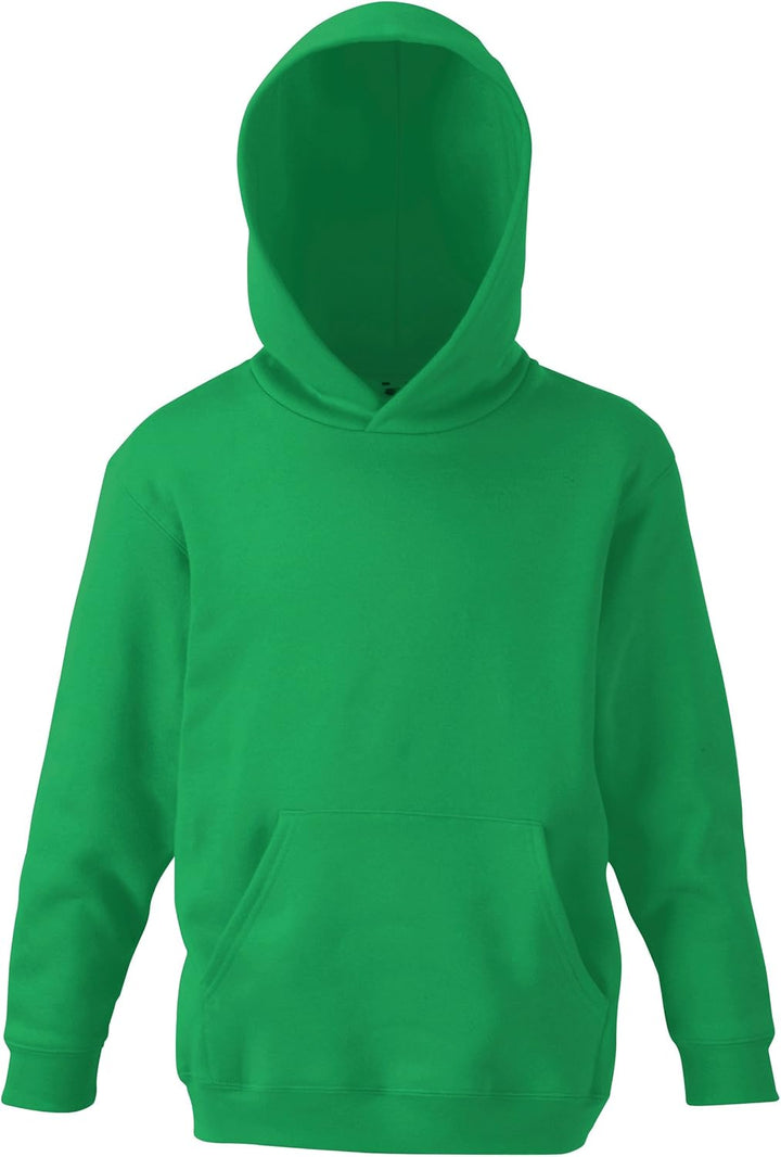 Fruit of The Loom Jungen Kapuzenpullover Classic Hoodie 128 Dunkelgelb, 128 Dunkelgelb