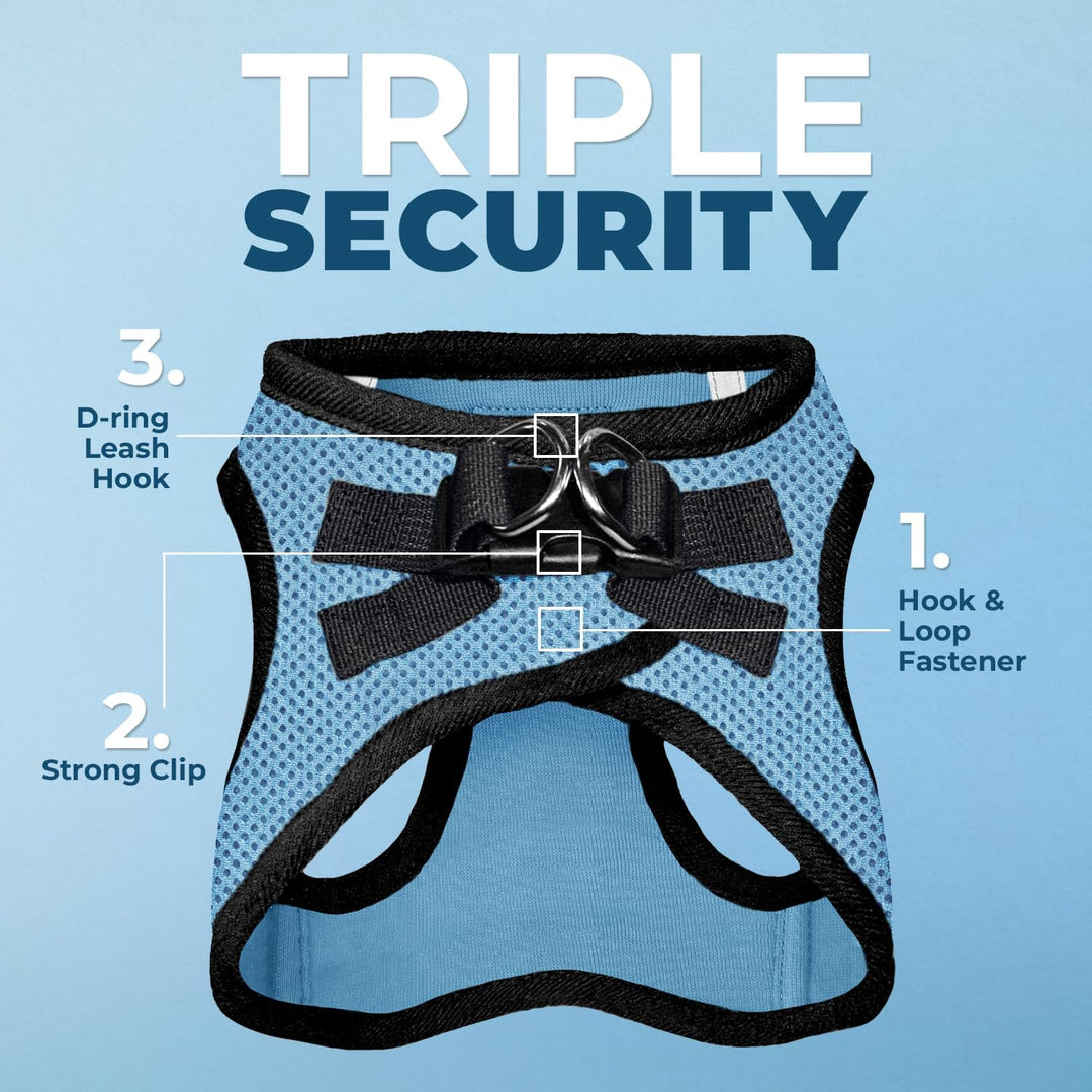 Voyager Step-In Air Hundegeschirr by Best Pet Supplies - All Weather Mesh Step in Vest Harness für k