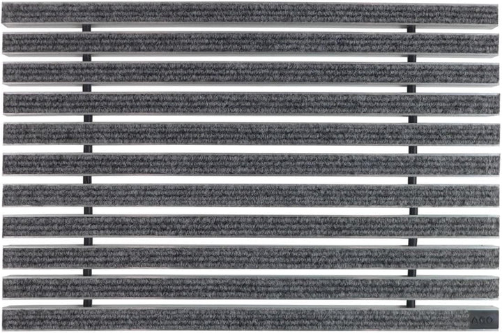 ACO Self® Vario Schuhabstreifer - Rips Hellgrau 60 cm x 40 cm (B x H), 60 cm x 40 cm (B x H)