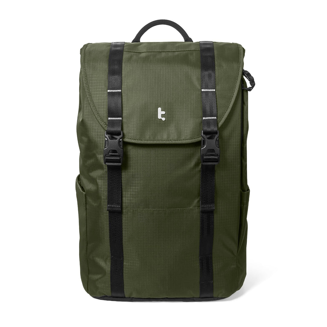 tomtoc Laptop Rucksack, 22L Vintage Tagesrucksack für 13-16 Zoll Laptops, Leicht & Wasserabweisend,